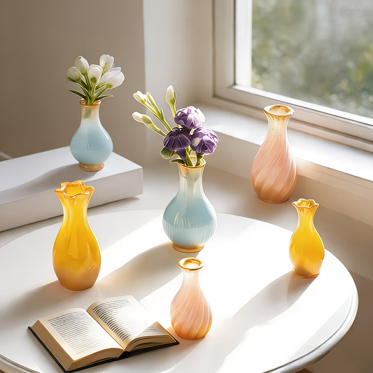 Miniature Fairy Garden Decoration - Handmade Resin Vase