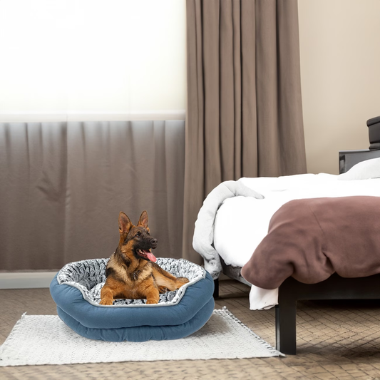 Soft and comfortable dog mattress with non-slip bottom - filled with polyester fiber